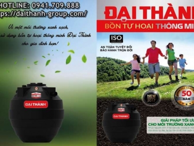 Địa chỉ cung cấp bồn tự hoại Đại Thành giá tốt