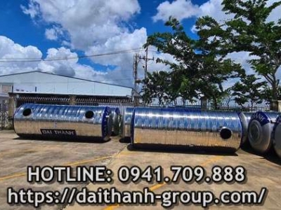 Cung cấp bồn nước inox Đại Thành 1000 lít ngang