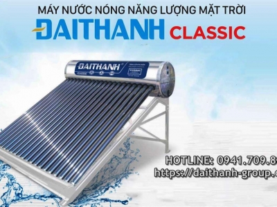 Bảng giá máy nước nóng năng lượng mặt trời Đại Thành