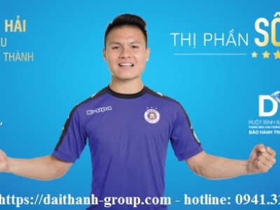 QUANG HẢI TRỞ THÀNH ĐẠI SỨ THƯƠNG HIỆU CỦA TẬP ĐOÀN TÂN Á ĐẠI THÀNH
