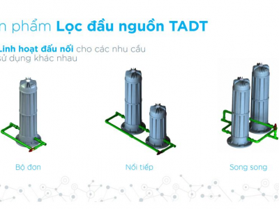 Tân Á Đại Thành ra mắt sản phẩm độc đáo bộ lọc nước đầu nguồn