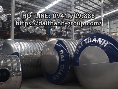 Phân phối bồn nước inox Đại Thành 500l giá tốt