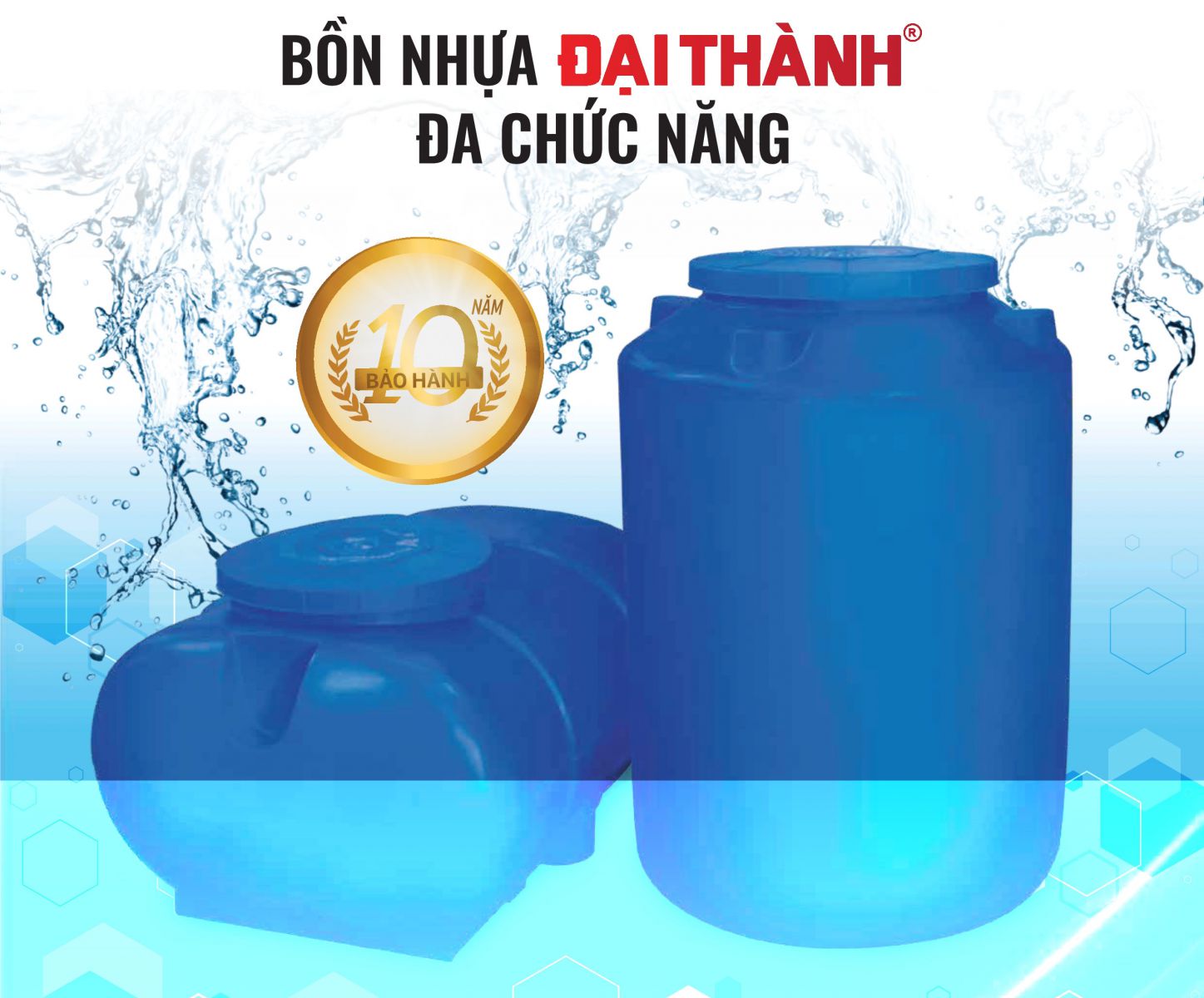 Lợi ích vượt trội của bồn nước nhựa Đại Thành quận Bình Tân: